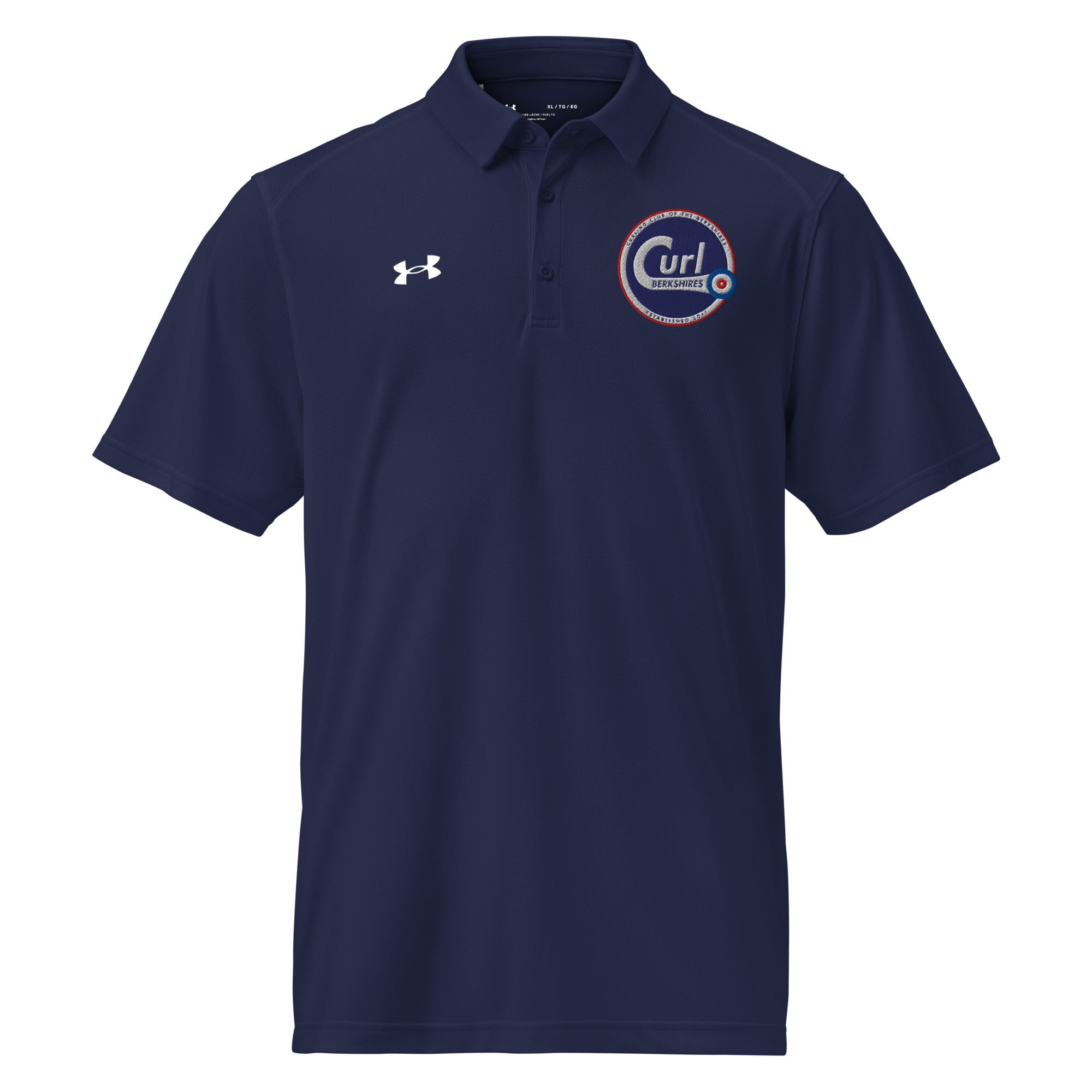 Berkshires Curling Club Under Armour® men's polo - Broomfitters