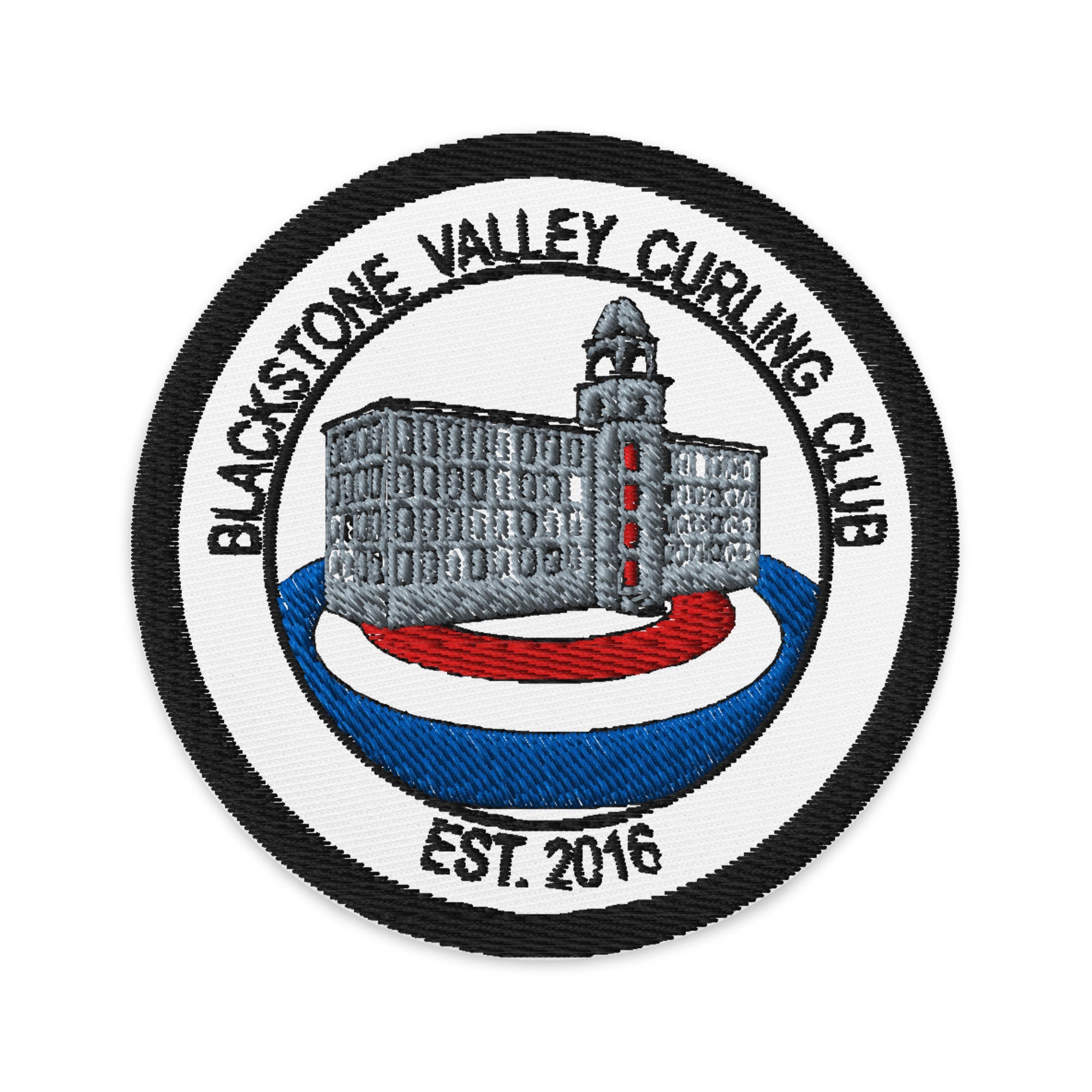 Blackstone Valley Curling Club Embroidered patches - Broomfitters
