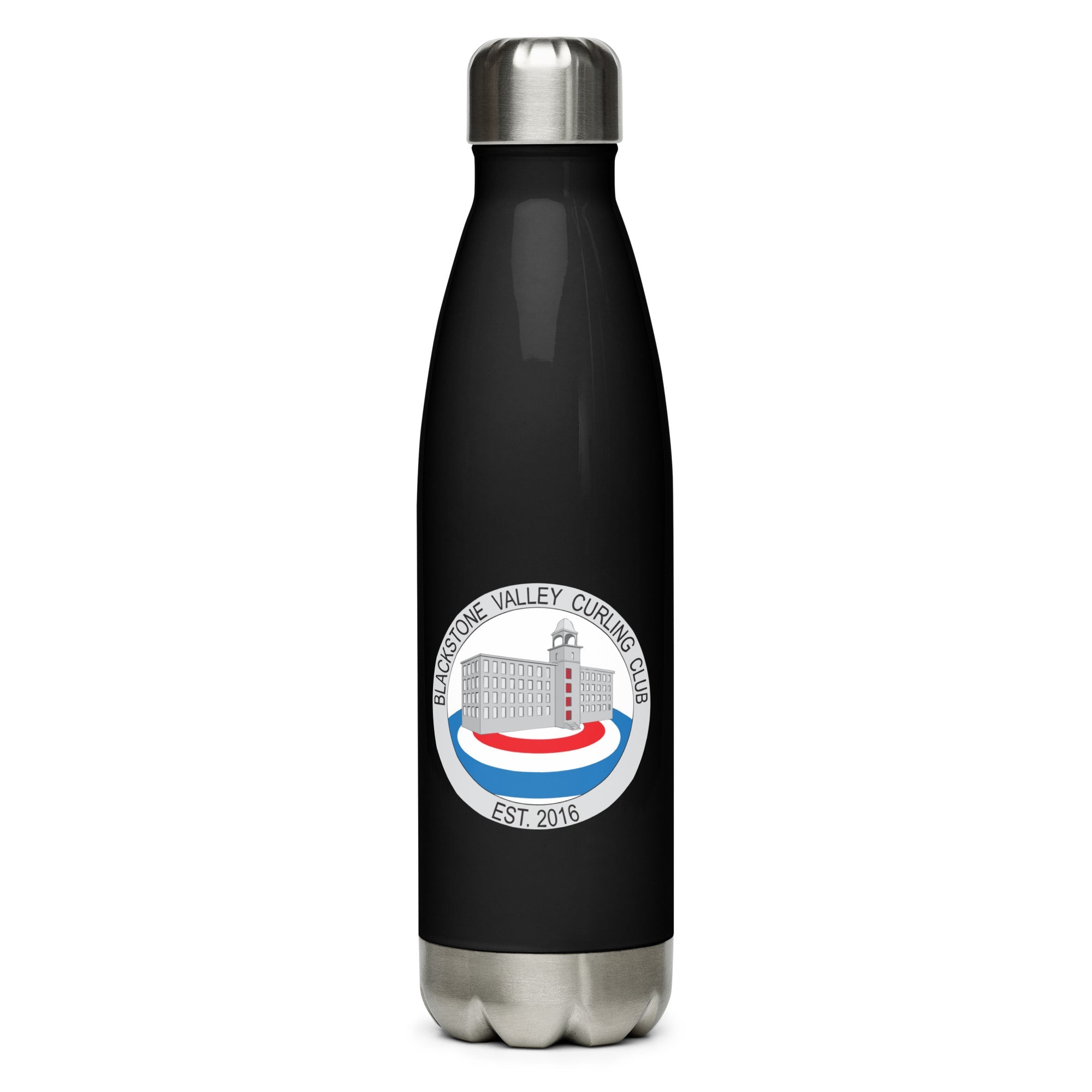 Blackstone Valley Curling Club Stainless steel water bottle - Broomfitters