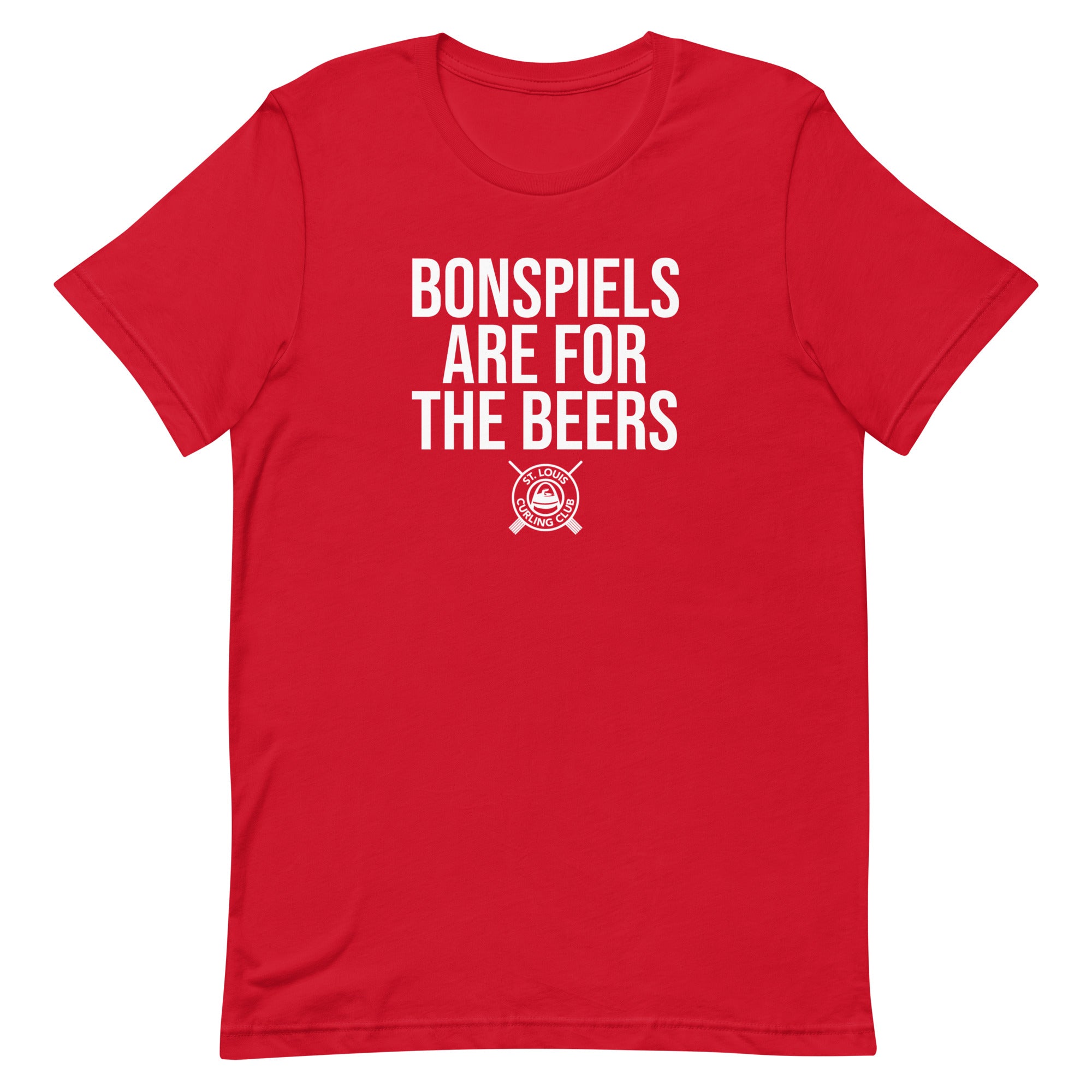 Bonspiels are for the Beers – St. Louis Unisex t-shirt - Broomfitters