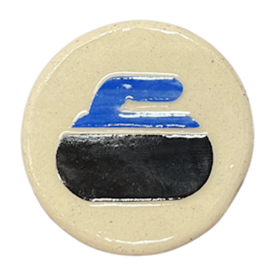 Ceramic Curling Stone Magnet - Broomfitters