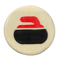 Ceramic Curling Stone Magnet - Broomfitters