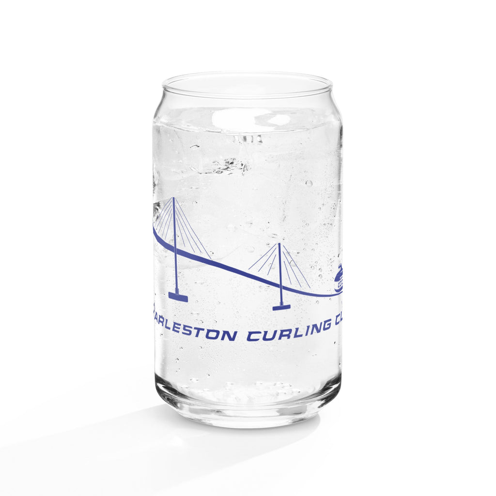 Charleston Curling Club can - shaped glass - Broomfitters