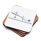 Charleston Curling Club cork - back coaster - Broomfitters