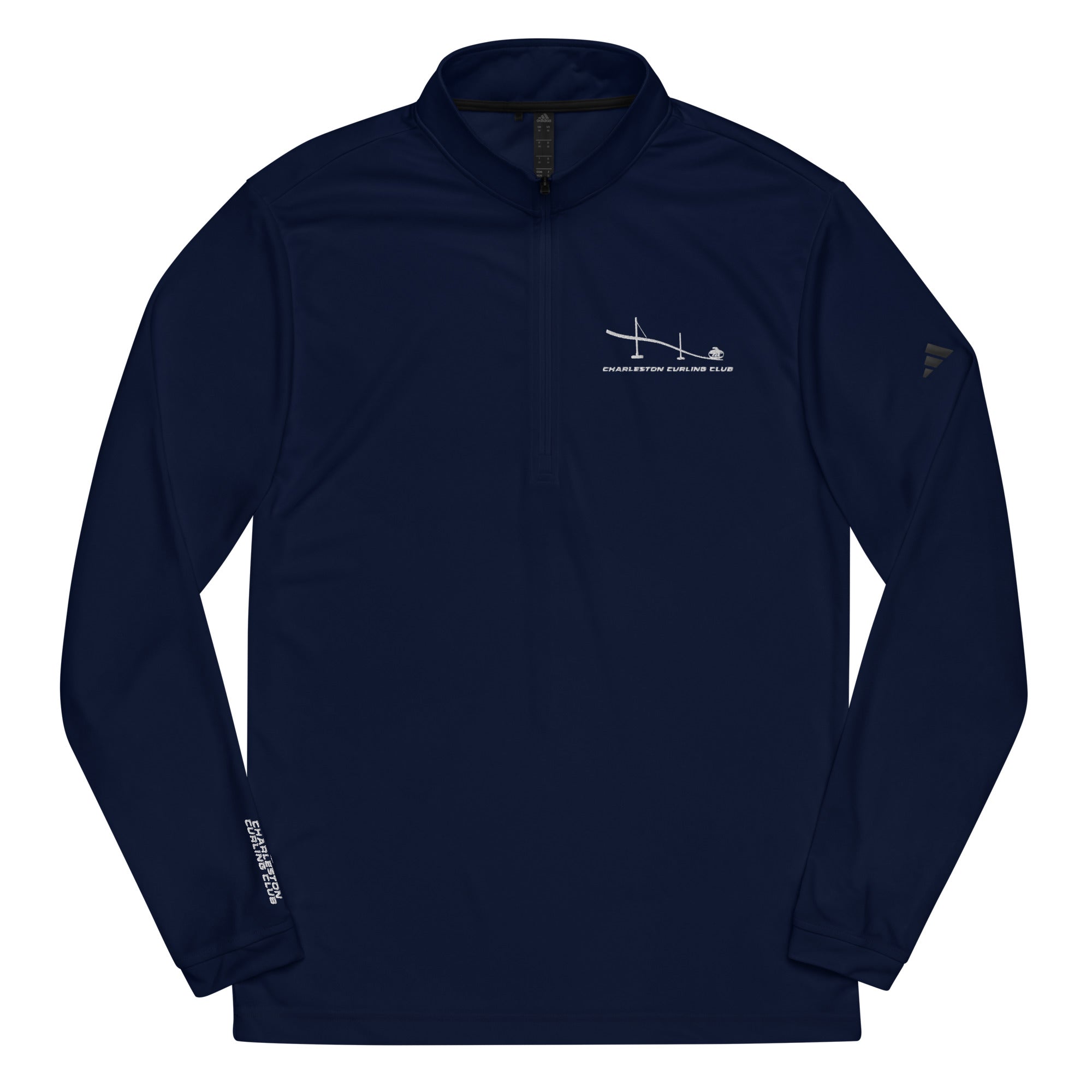 Charleston Curling Club Quarter zip pullover - Broomfitters