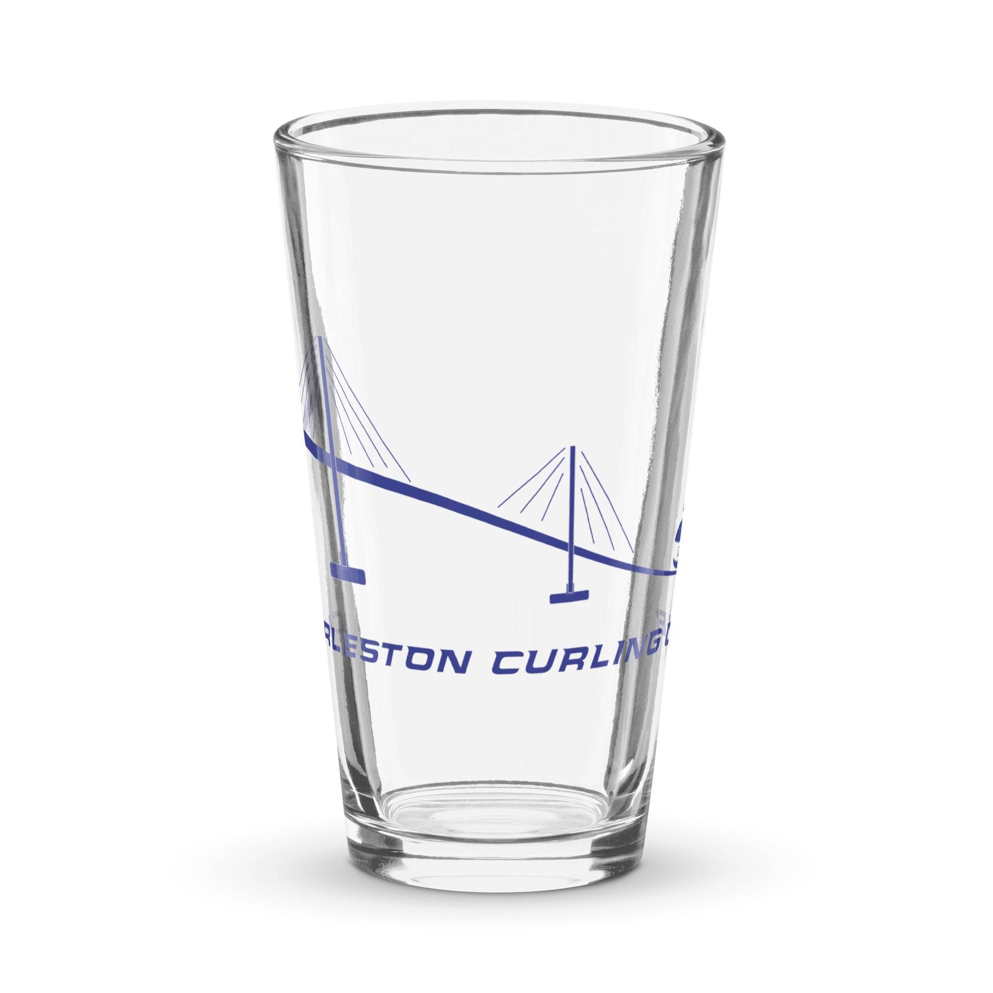 Charleston Curling Club shaker pint glass - Broomfitters