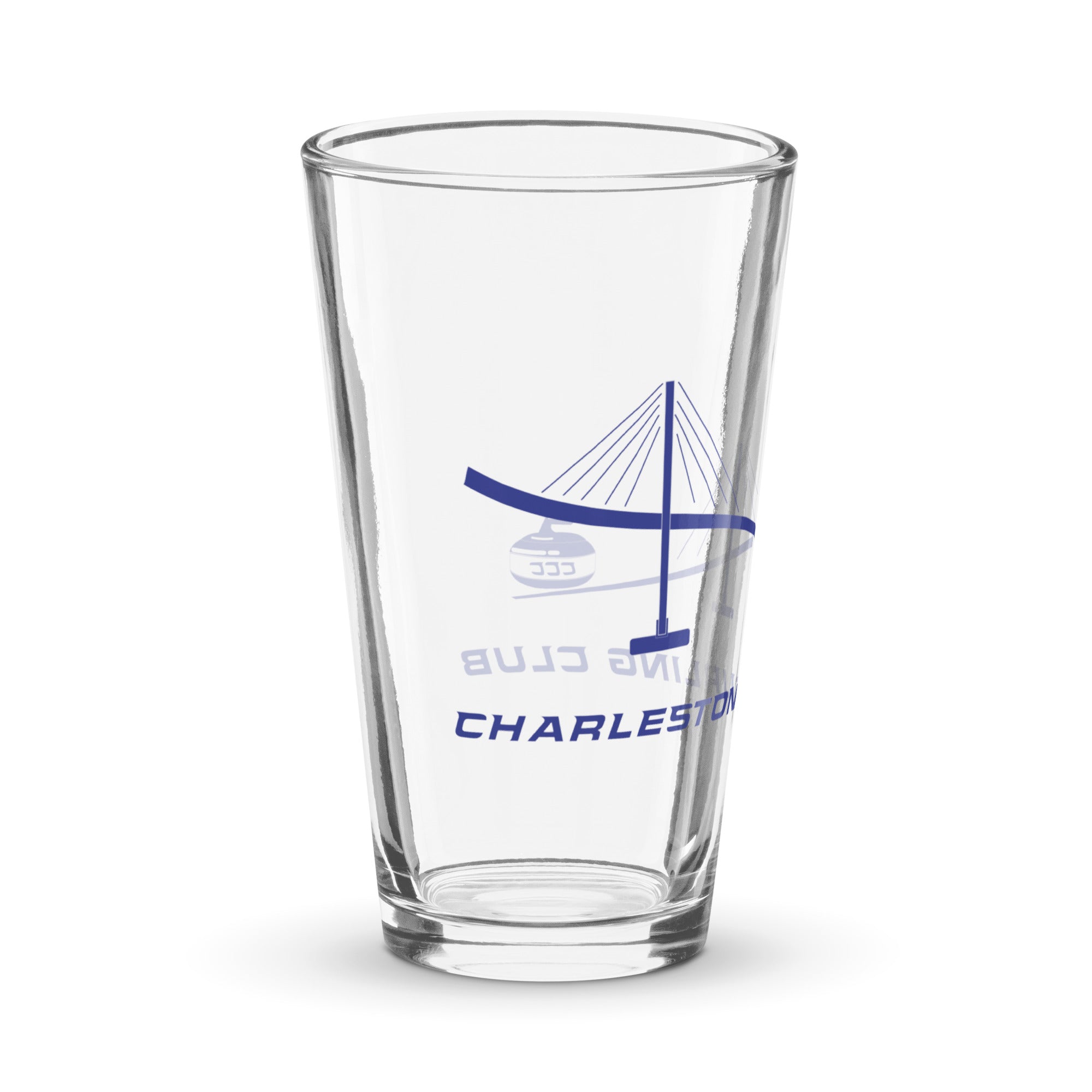 Charleston Curling Club shaker pint glass - Broomfitters