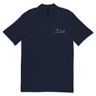 Charleston Curling Club Unisex pique polo shirt - Broomfitters