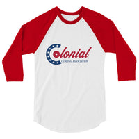 Colonial Curling Club 3/4 sleeve raglan shirt - Broomfitters