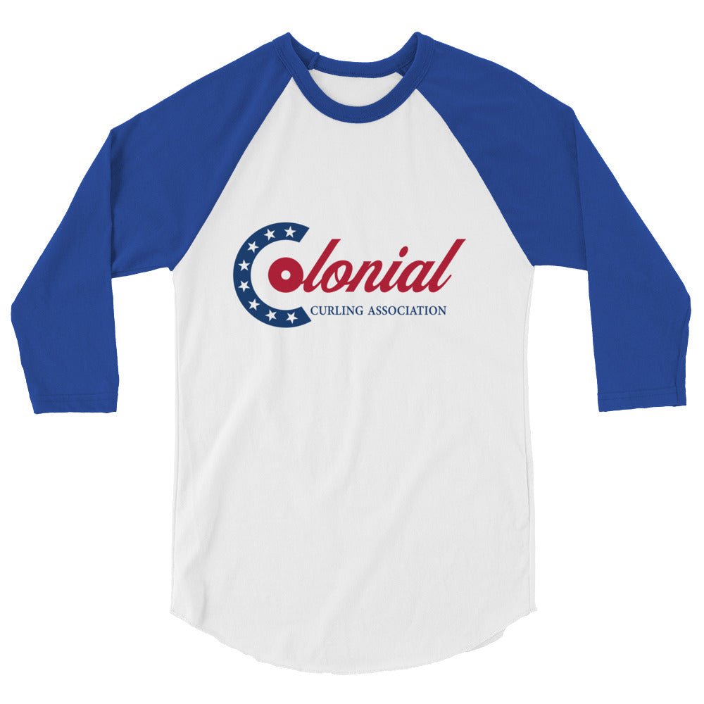 Colonial Curling Club 3/4 sleeve raglan shirt - Broomfitters