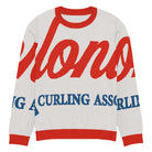 Colonial Curling Club Knitted crew neck sweater - Broomfitters