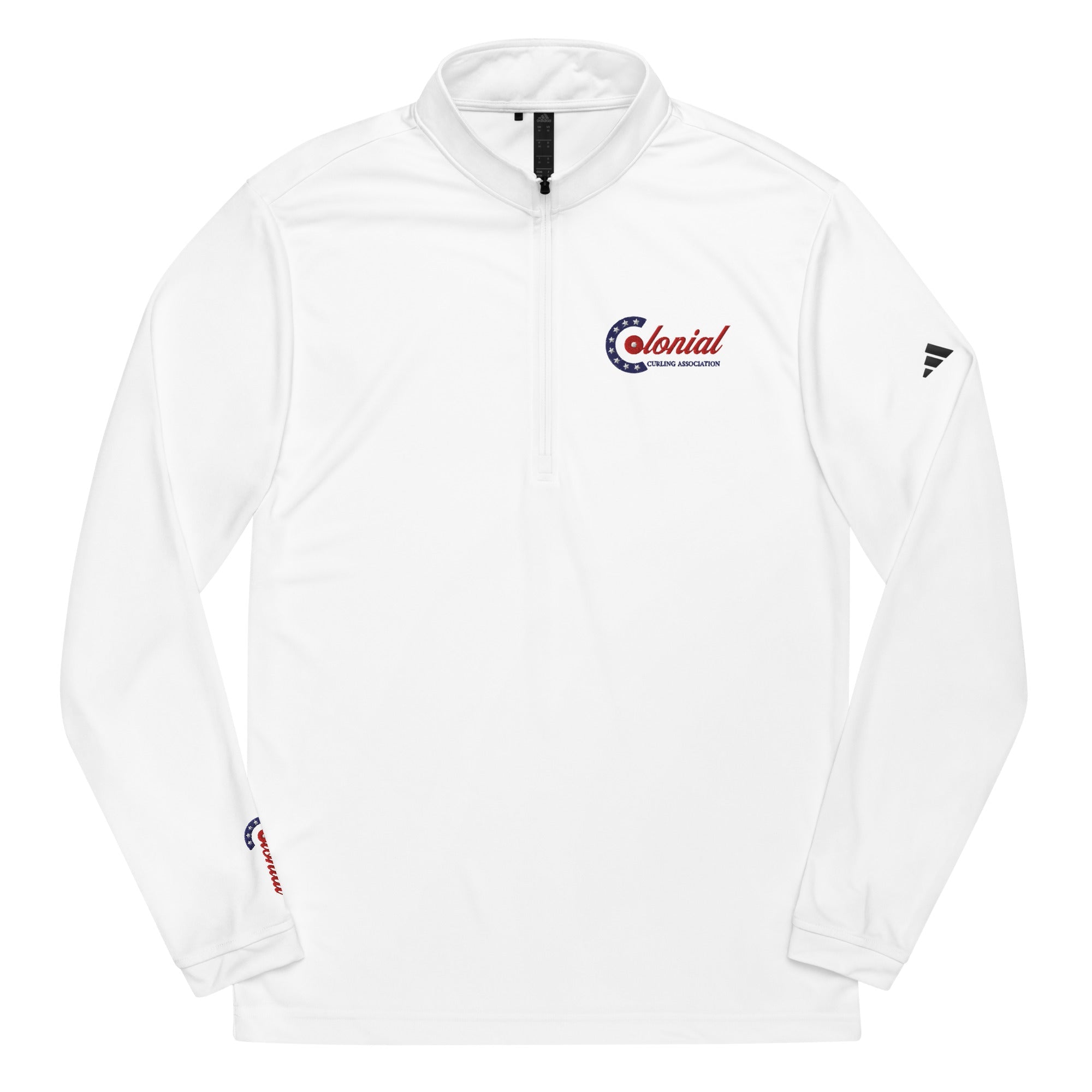 Colonial Curling Club Quarter zip pullover - Broomfitters