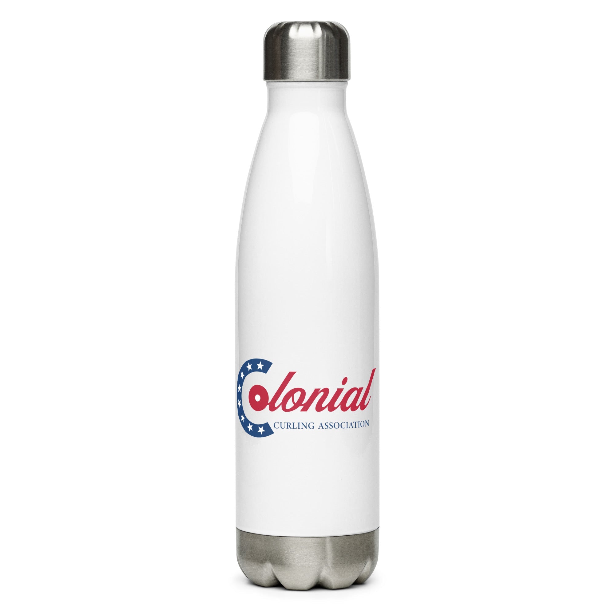 Colonial Curling Club Stainless steel water bottle - Broomfitters