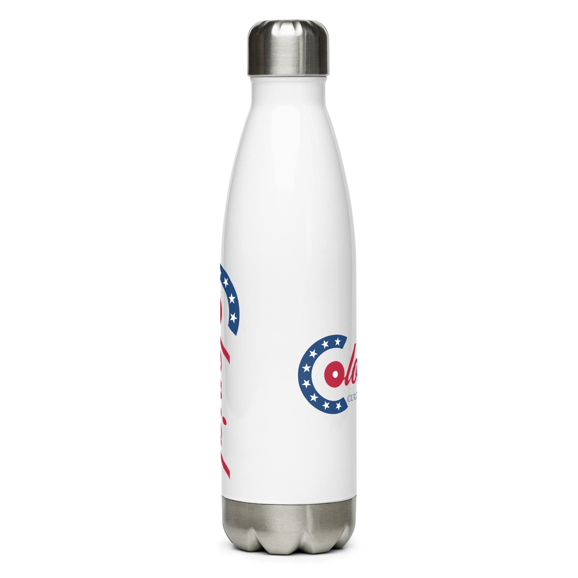 Colonial Curling Club Stainless steel water bottle - Broomfitters