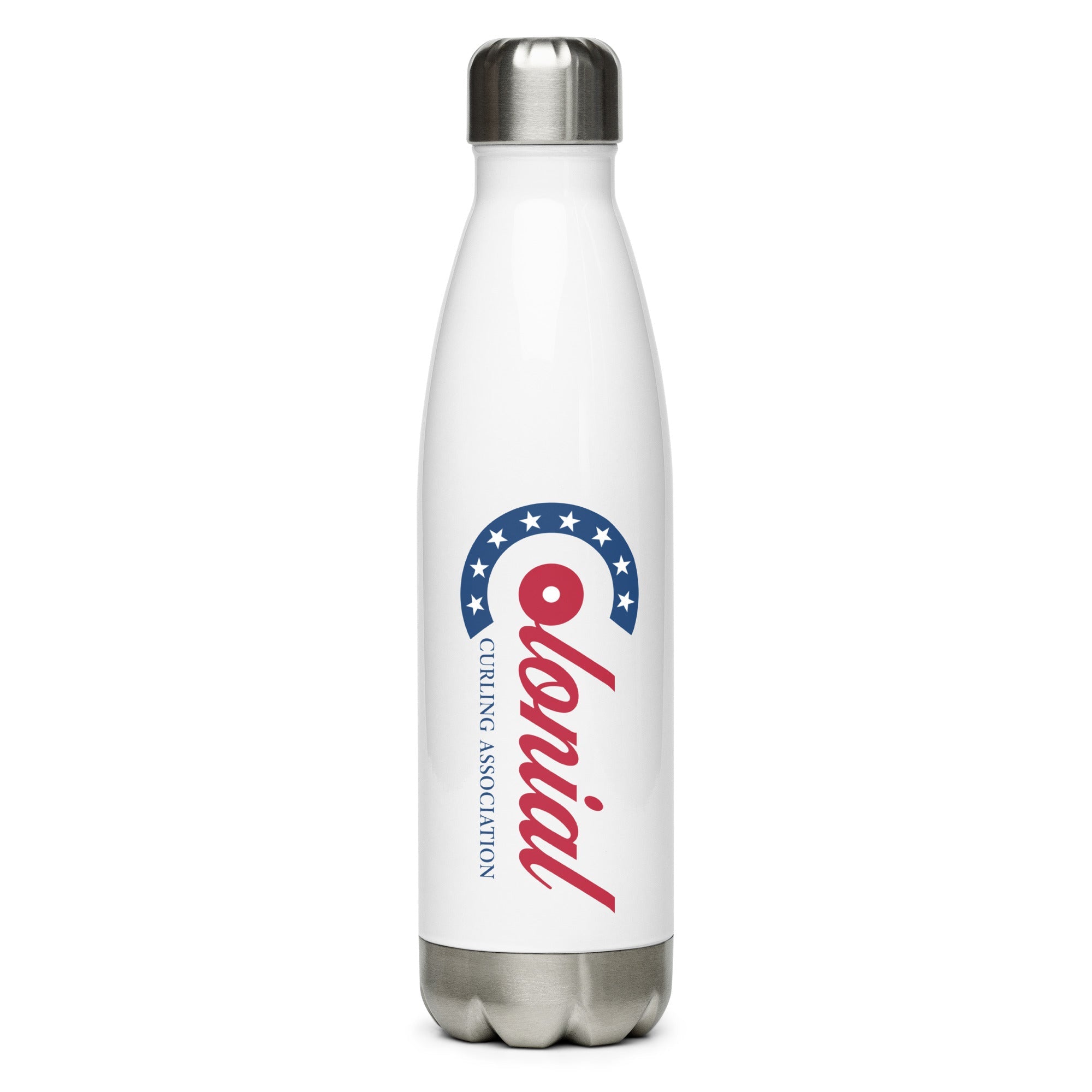 Colonial Curling Club Stainless steel water bottle - Broomfitters