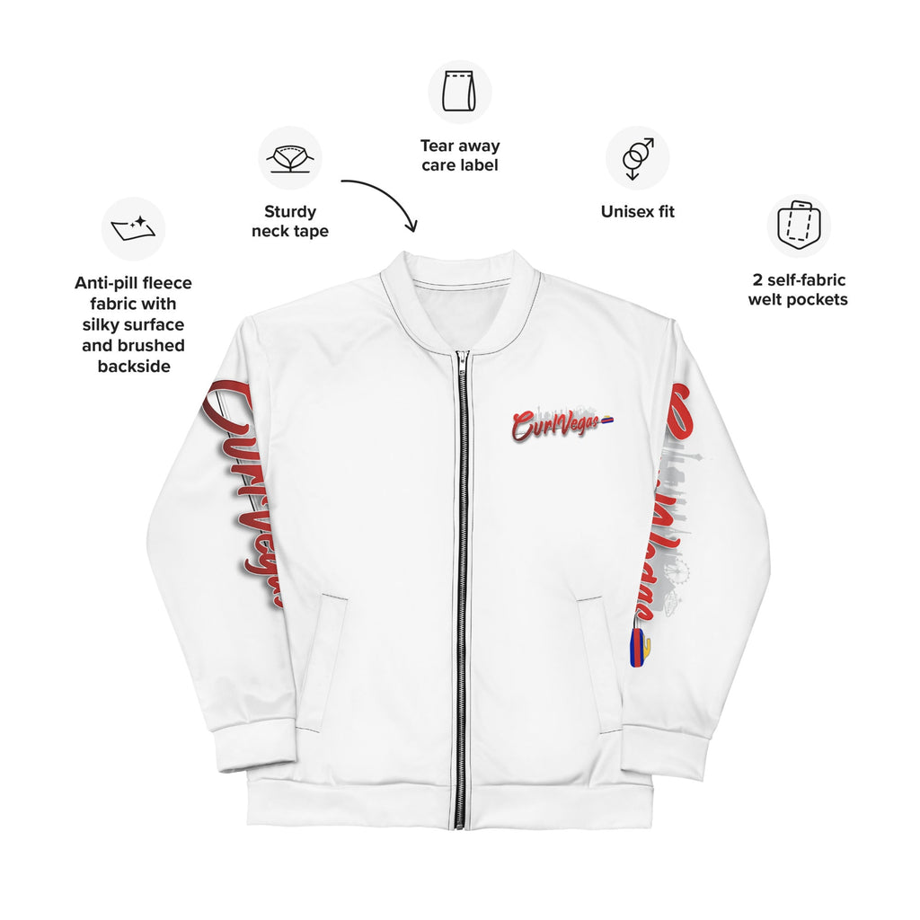 Curl Vegas Unisex Bomber Jacket - Broomfitters