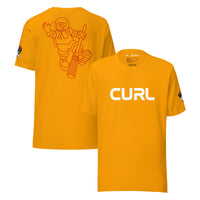 CURL (Worm Logo) Curling Club of Houston T-shirt - Broomfitters