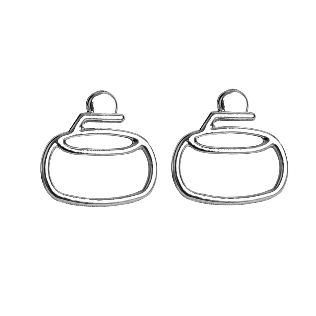 Curling Rock Earrings - Broomfitters