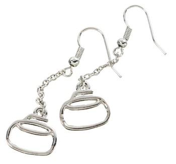 Curling Rock Earrings - Broomfitters