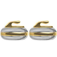 Curling Rock Earrings - Broomfitters