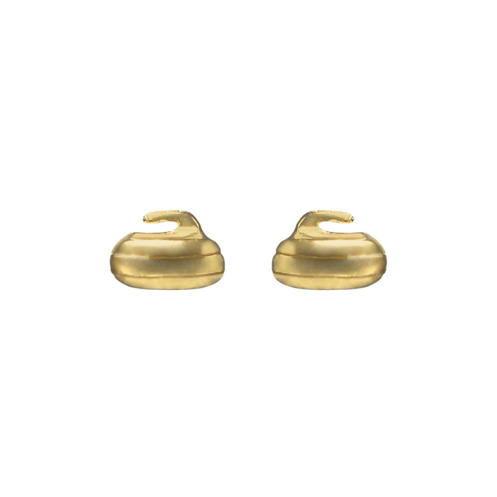 Curling Rock Stud Earrings - Broomfitters