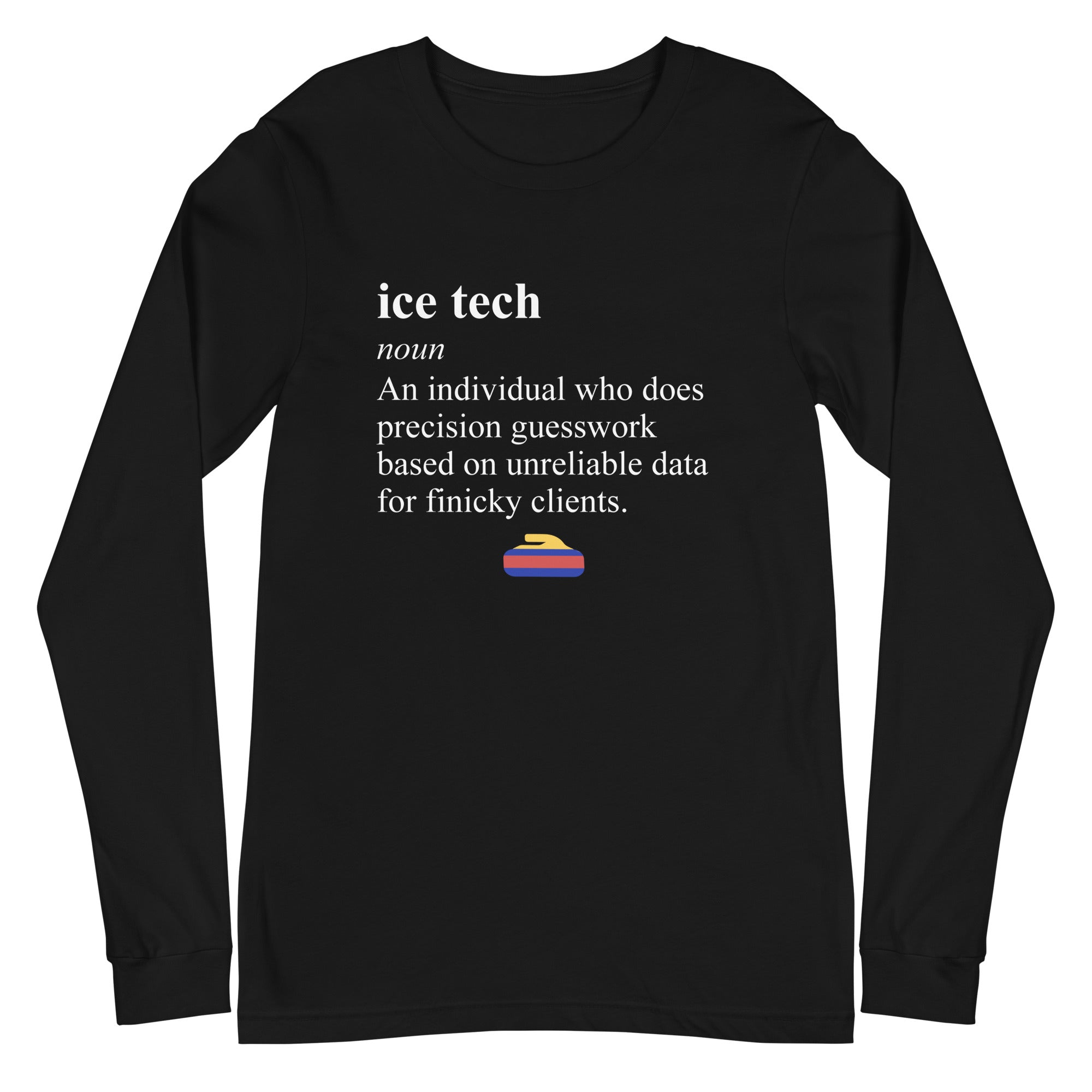 CurlVegas Ice Crew Unisex Long Sleeve Tee - Broomfitters