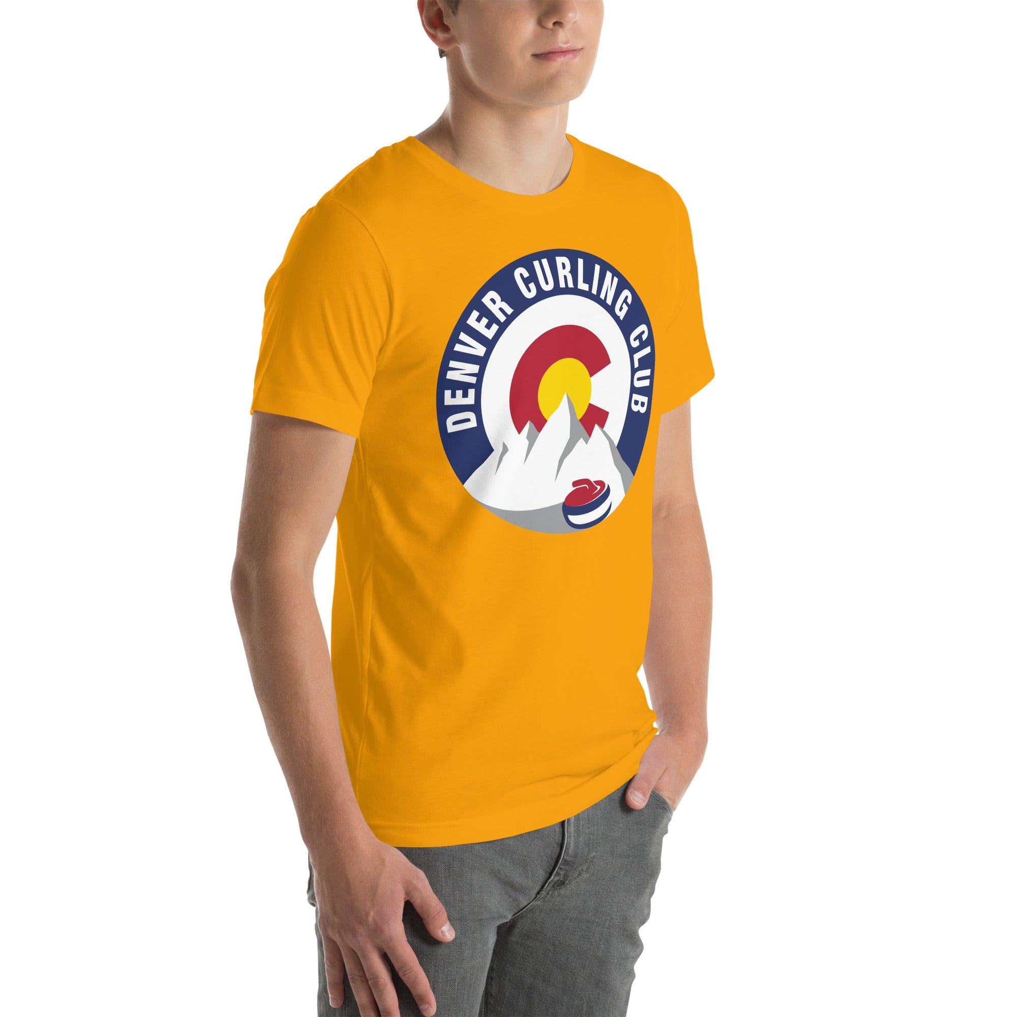 Denver Curling Club 10th Anniversary Unisex t-shirt - Broomfitters