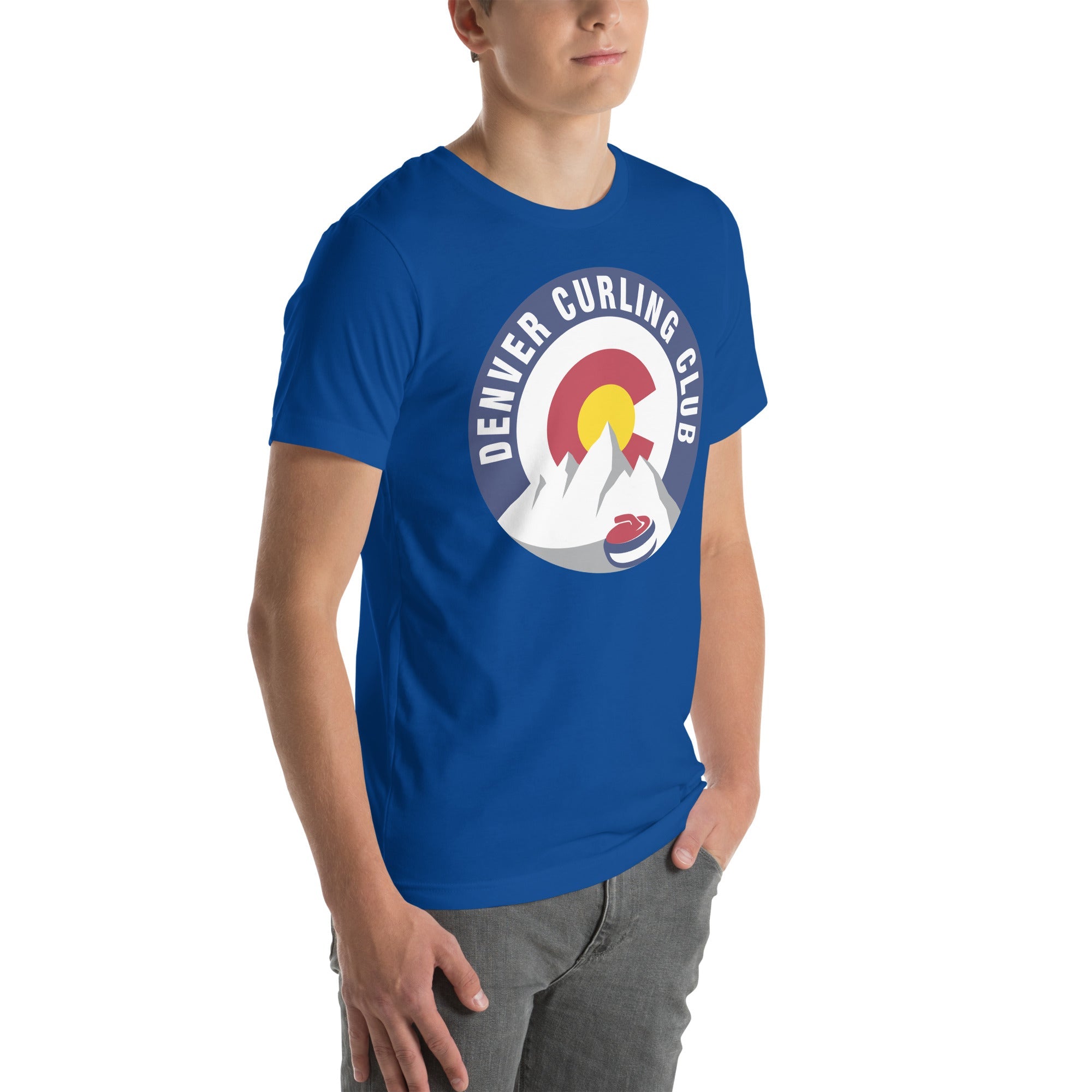 Denver Curling Club 10th Anniversary Unisex t-shirt - Broomfitters