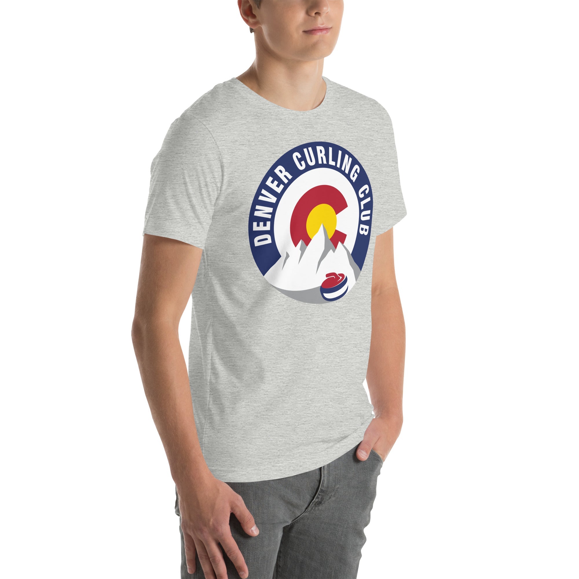 Denver Curling Club 10th Anniversary Unisex t-shirt - Broomfitters