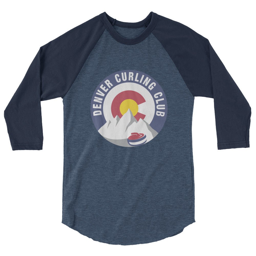 Denver Curling Club 3/4 sleeve raglan shirt - Broomfitters