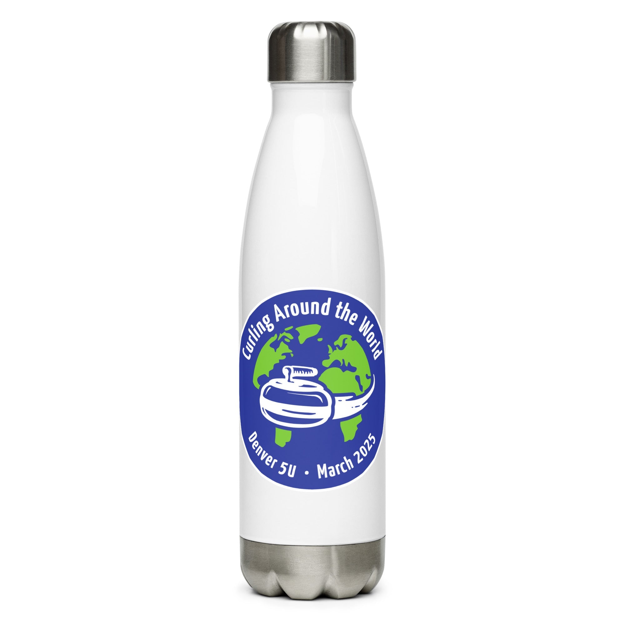 Denver Curling Club - 5 & Under National Qualifier - Stainless steel water bottle - Broomfitters