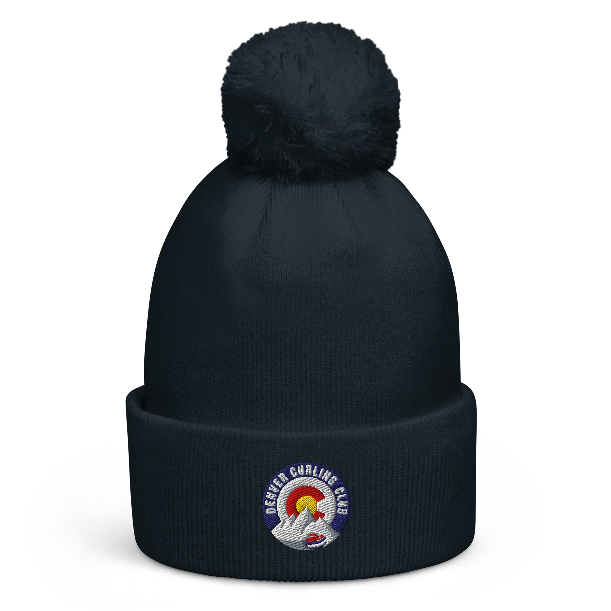Denver Curling Club Pom pom beanie - Broomfitters