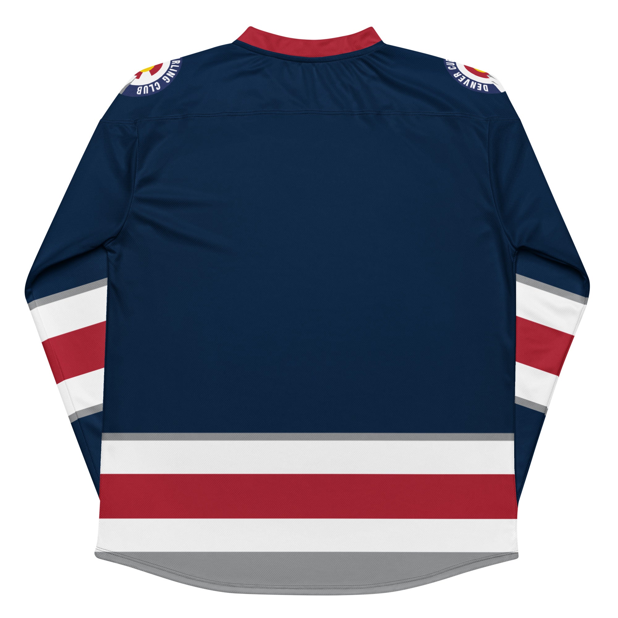 Denver Curling Club Recycled hockey style fan jersey - Broomfitters