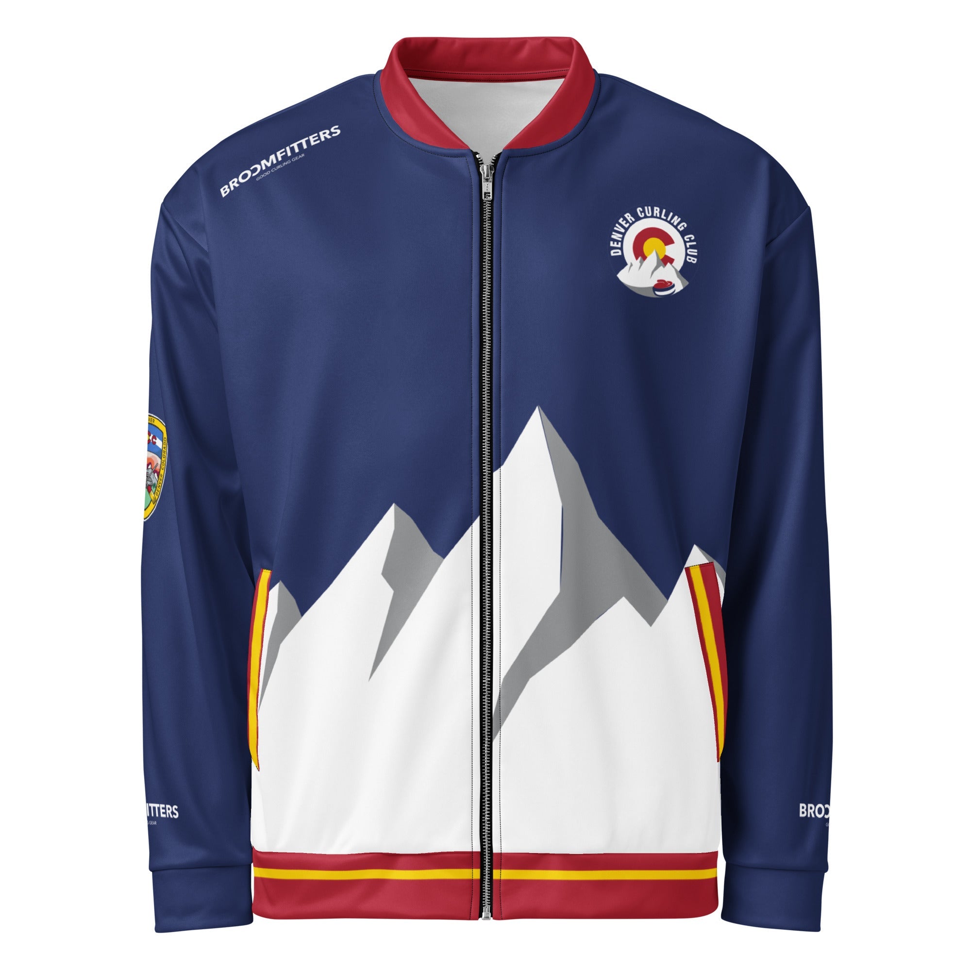 Denver Curling Club Unisex Bomber Team Jacket - Broomfitters