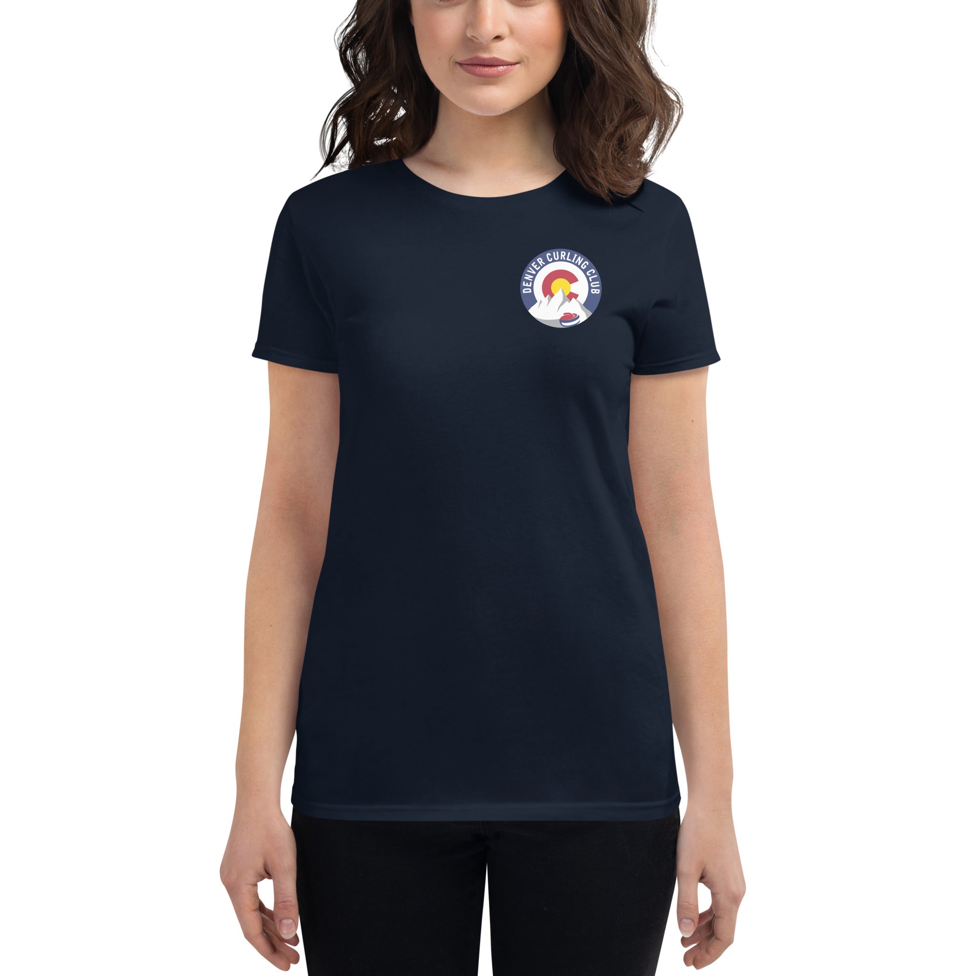 Denver Curling Club Women's short sleeve t-shirt - Broomfitters