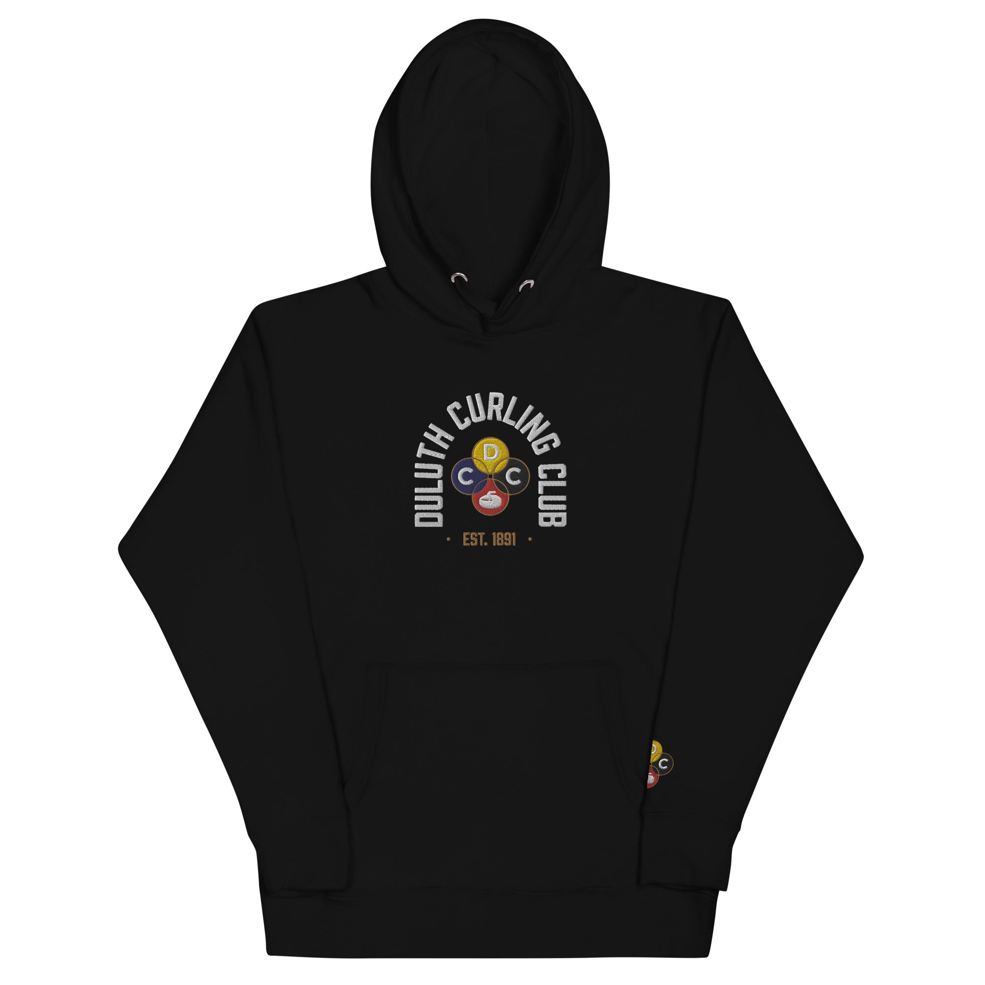 Duluth Curling Club Embroidered Hoodie - Broomfitters