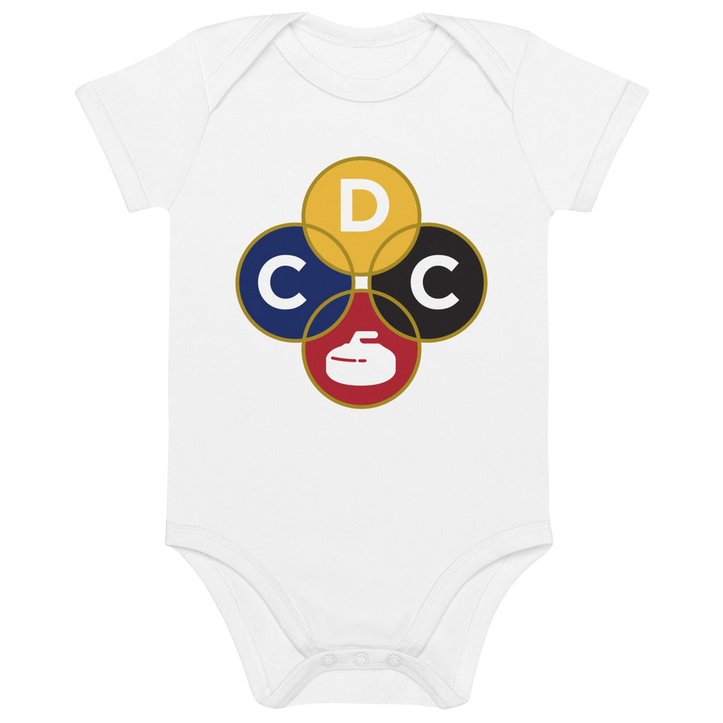 Duluth Curling Club Organic cotton baby bodysuit - Broomfitters