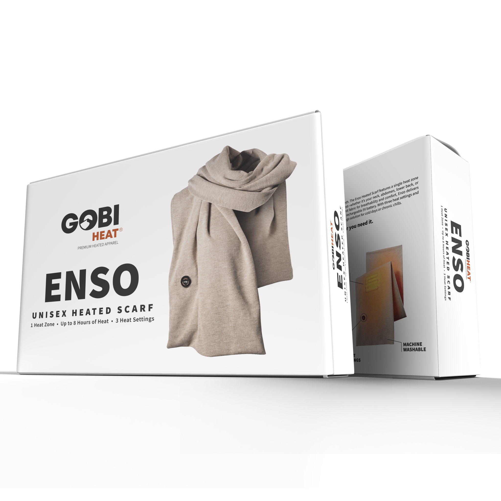 Enso Heated Scarf – Fashion Meets Function - Broomfitters