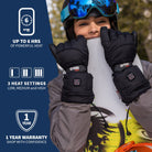 Epic II Heated Ski Gloves (3500mAh USB-C batt) - Broomfitters