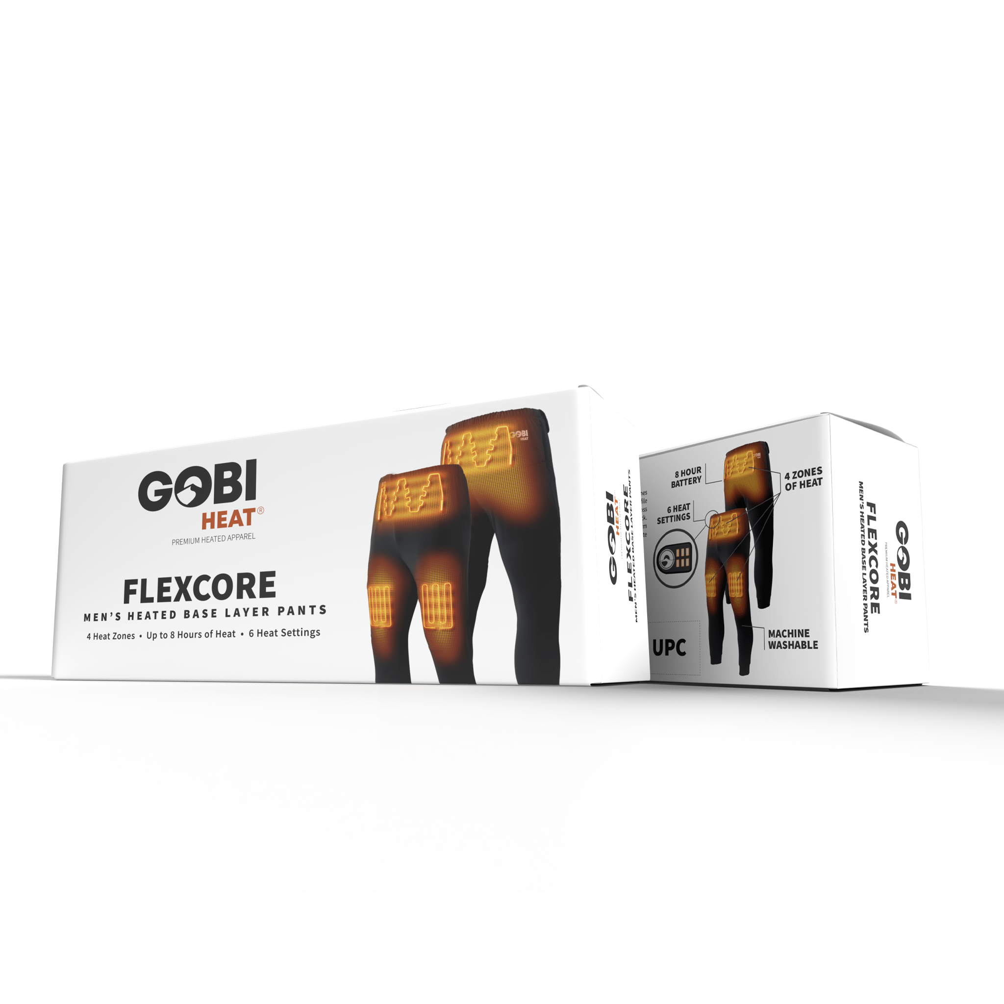 FlexCore Men’s Heated Base Layer Pants – Gobi Heat® - Dual Control - Broomfitters