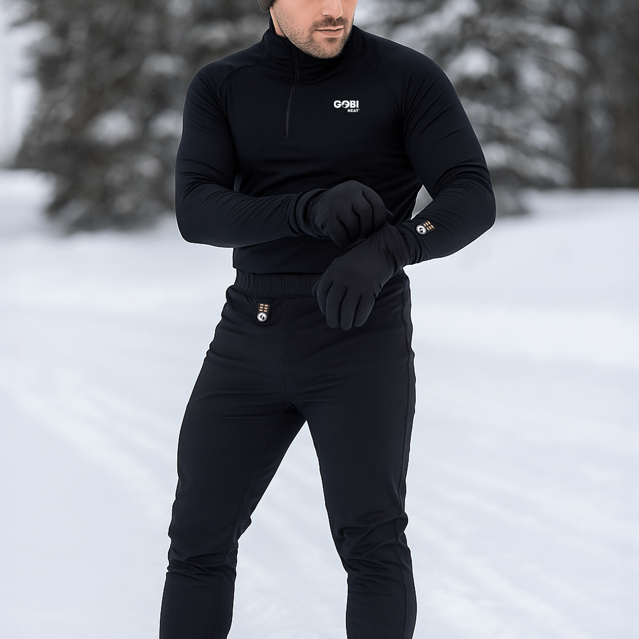FlexCore Men’s Heated Base Layer Pants – Gobi Heat® - Dual Control - Broomfitters
