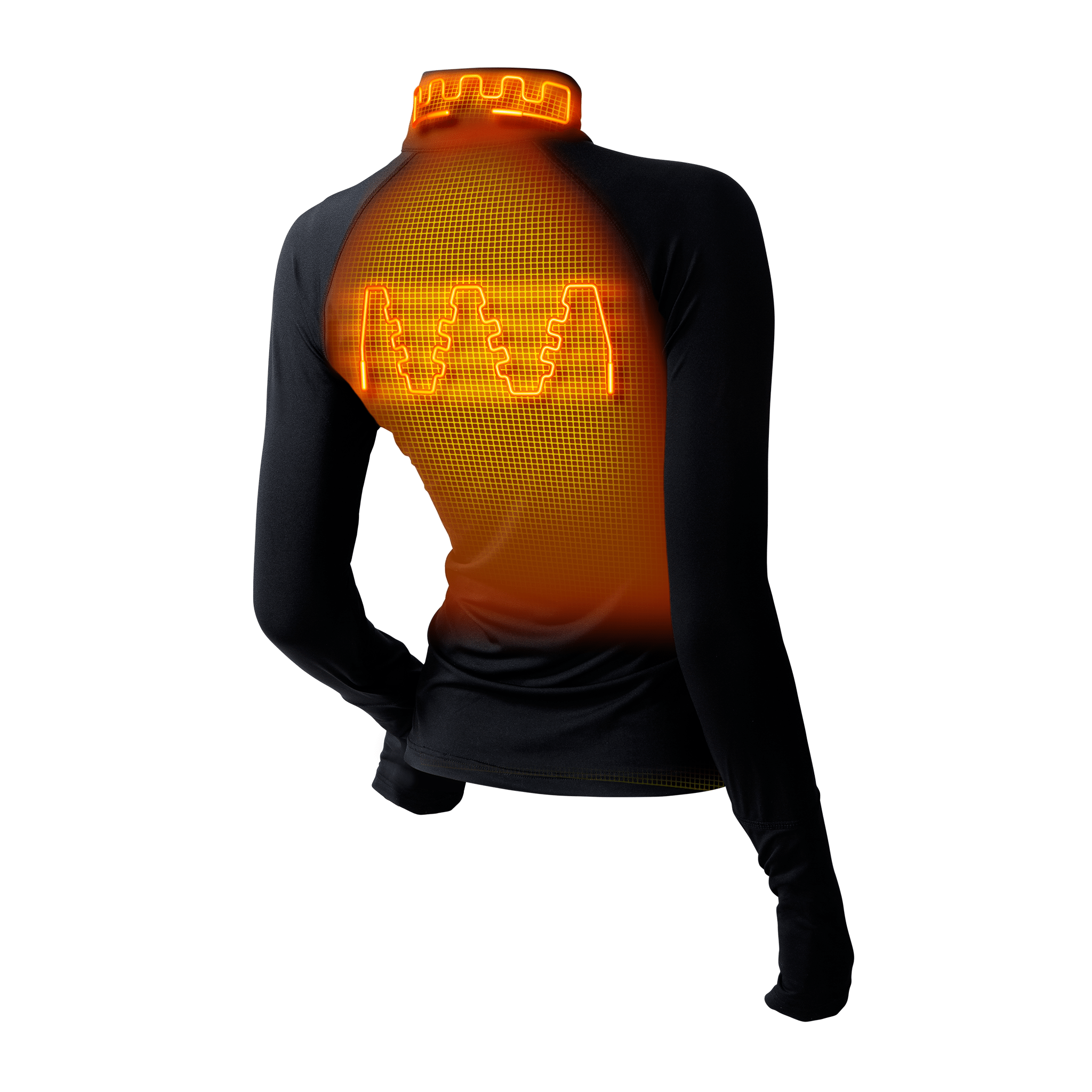 FlexCore Women’s Heated Base Layer Shirt - Dual Control - Broomfitters