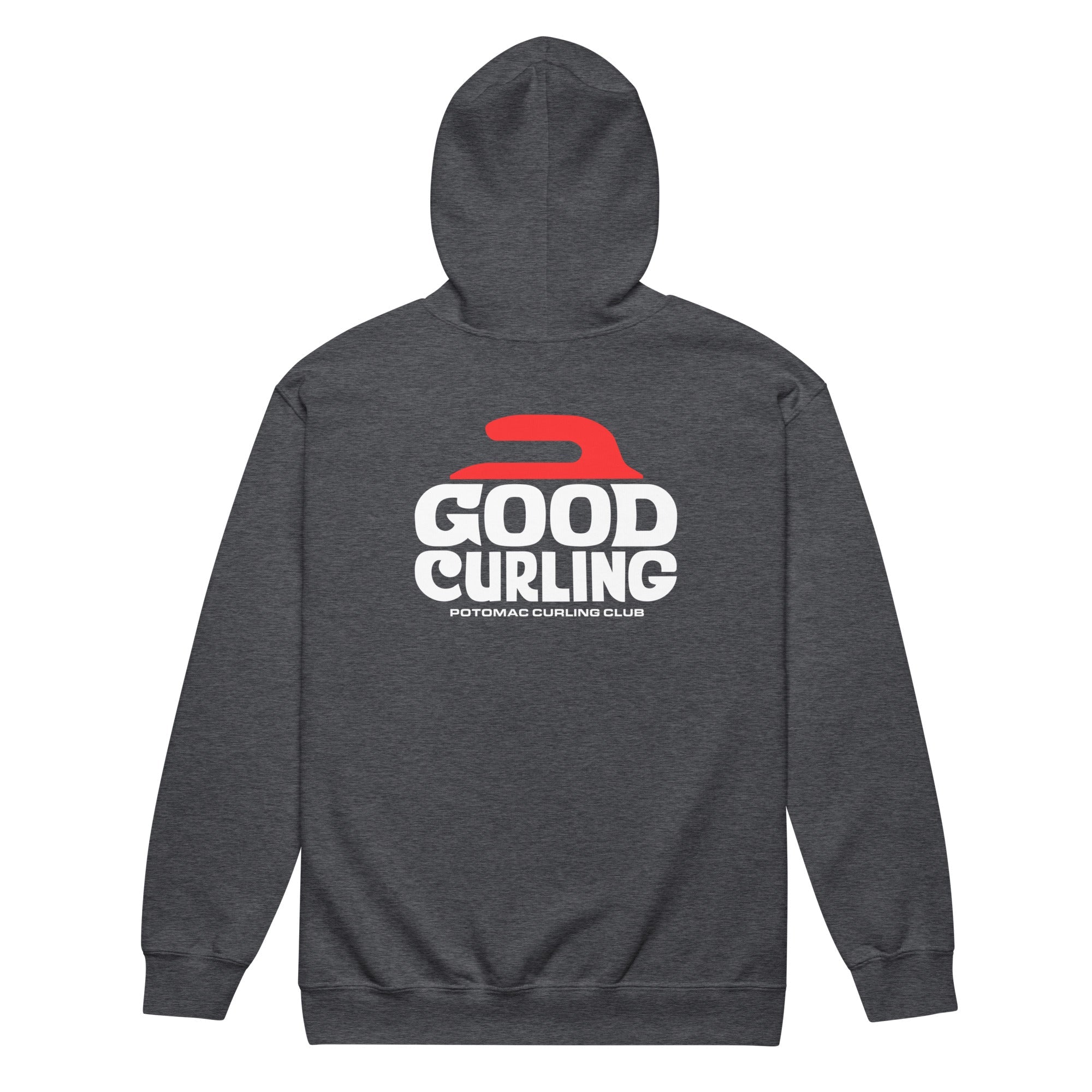 Good Curling - Potomac Curling Club Unisex heavy blend zip hoodie - Broomfitters