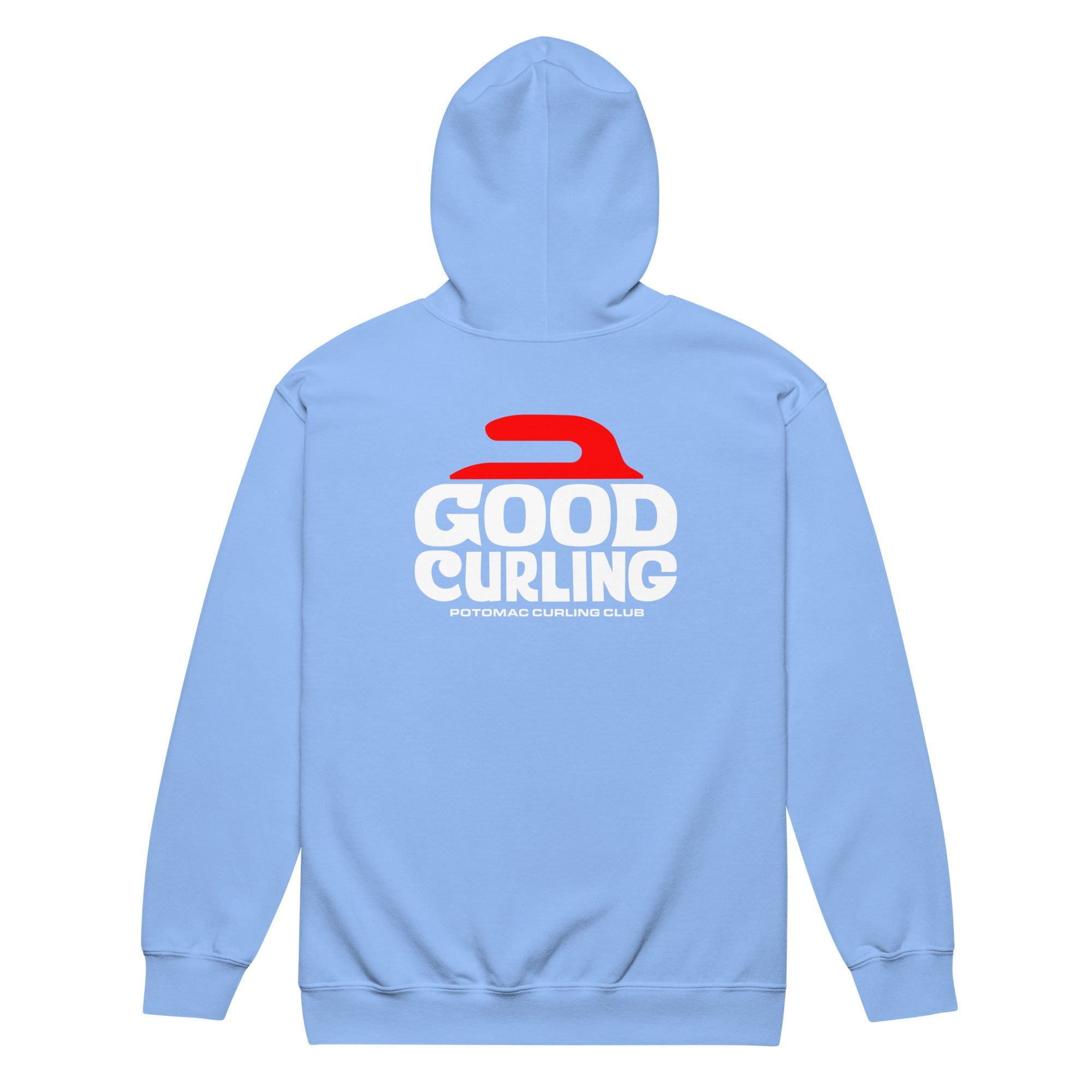 Good Curling - Potomac Curling Club Unisex heavy blend zip hoodie - Broomfitters