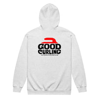 Good Curling - Potomac Curling Club Unisex heavy blend zip hoodie - Broomfitters