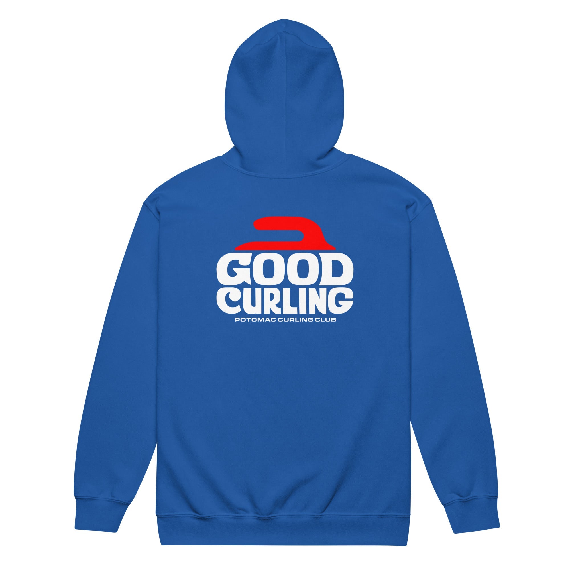Good Curling - Potomac Curling Club Unisex heavy blend zip hoodie - Broomfitters