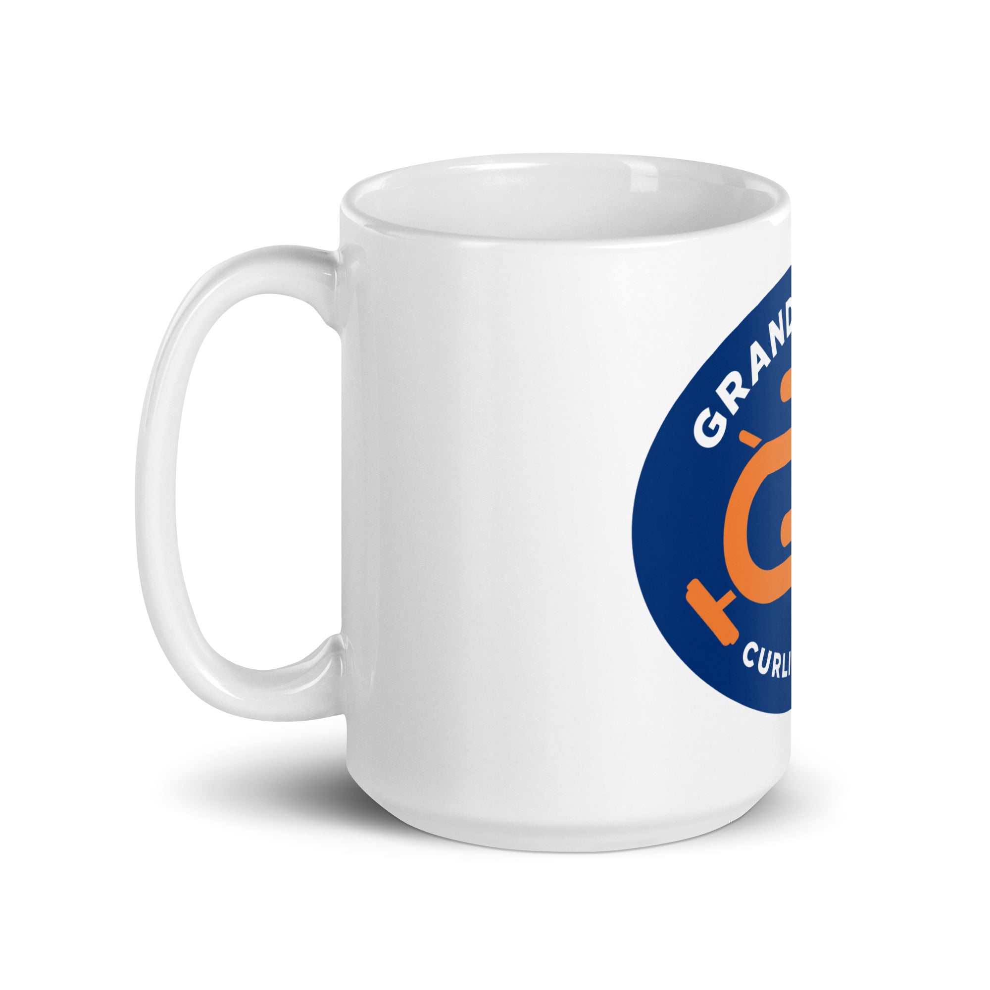 Grand Rapid Curling White glossy mug - Broomfitters