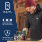 Grit Mens Heated Workwear Jacket - Broomfitters