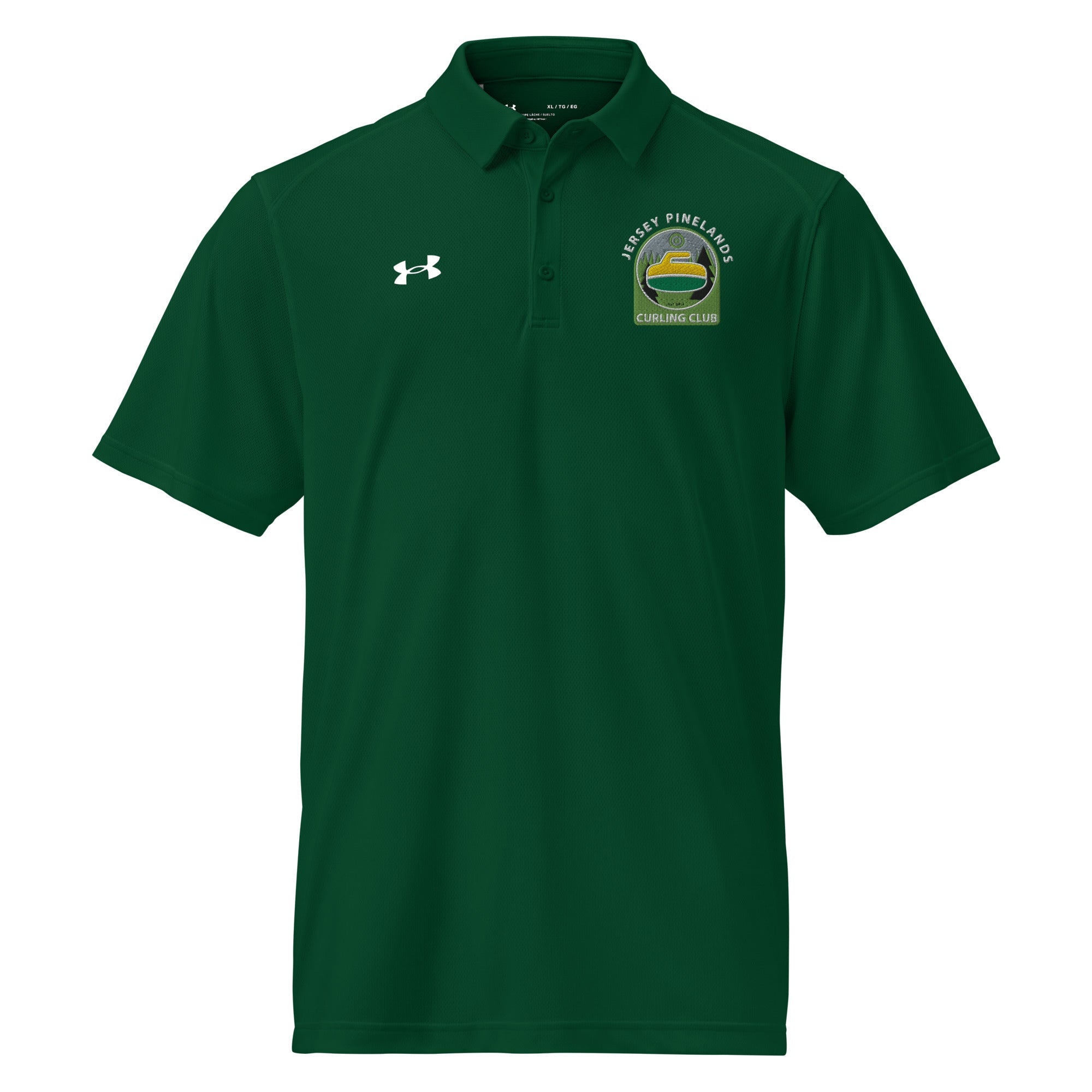 Jersey Pinelands Curling Club Under Armour® men's polo - Broomfitters