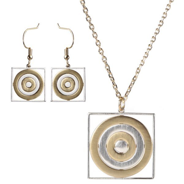 Jewelry Pack: Necklace & Earrings (House Rings with Border) - Broomfitters